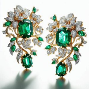 Jungle Bloom Ear Climbers